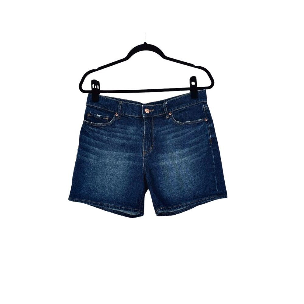 Loft Denim Roll Shorts